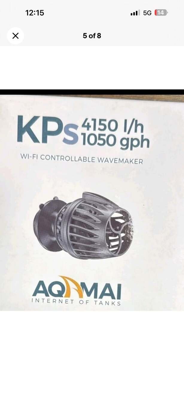 AQamai KPS Wi-Fi Controllable Wavemaker Aquarium Pump 1050 gph